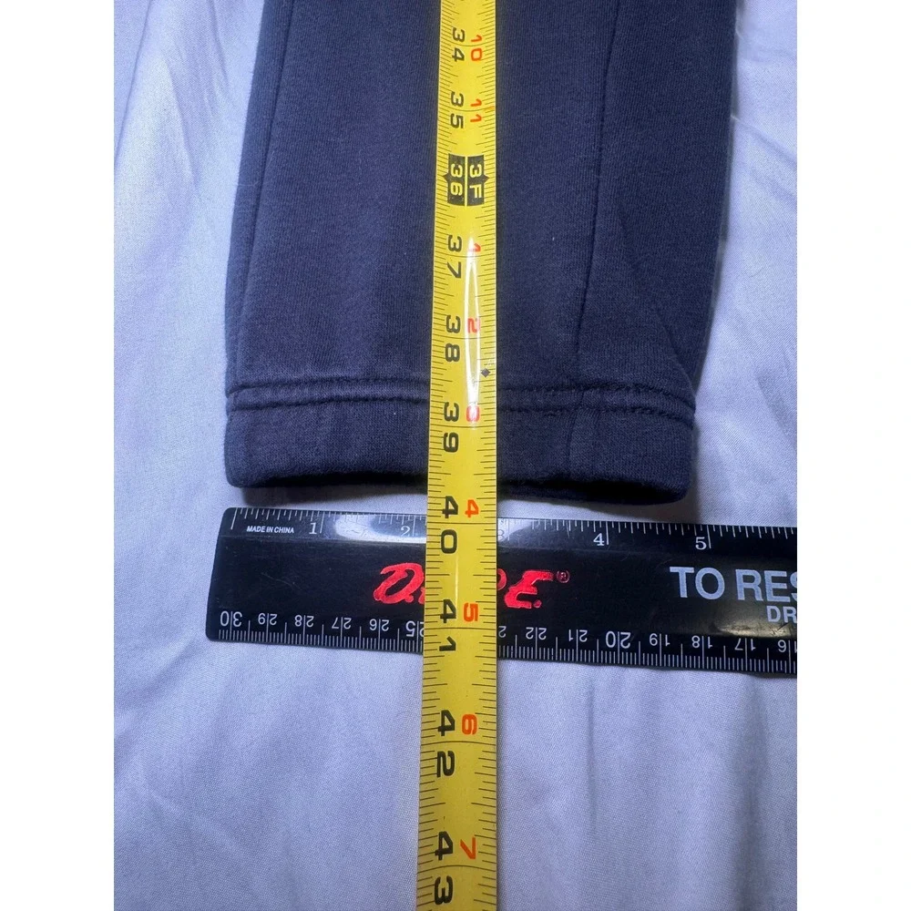 Adidas Essentials 3-Stripe Joggers Mens‎ Medium Black Fleece Tapered Sweatpants